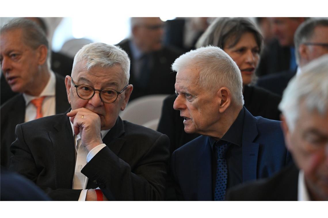 Ex-Bundesminister und Ex-OB mit grünem Parteibuch: Joschka Fischer (links) und Fritz Kuhn.