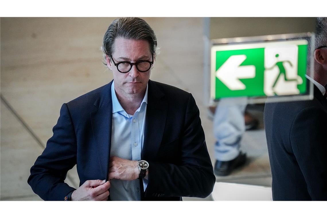 Ex-Bundesverkehrsminister Andreas Scheuer am Rande einer Sitzung des Bundestags. (Archivbild) 