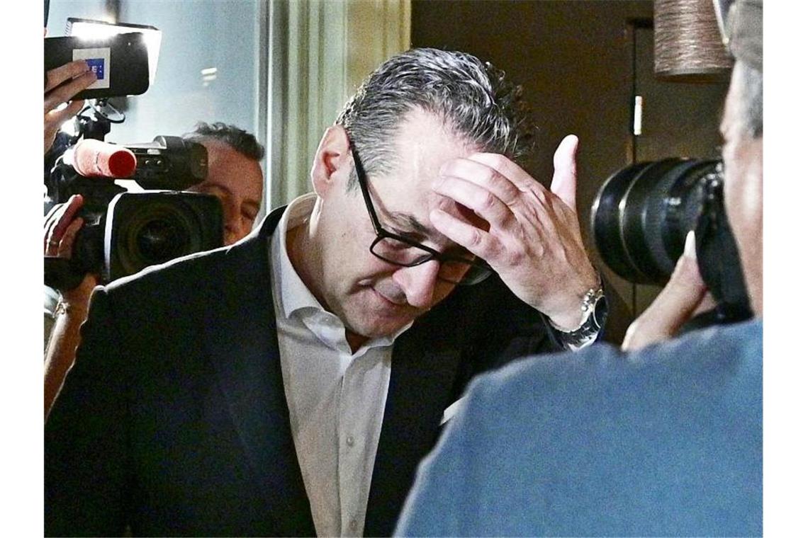 Ex-FPÖ-Chef Heinz Christian Strache beendet seine politische Karriere. Foto: Hans Punz/APA/dpa