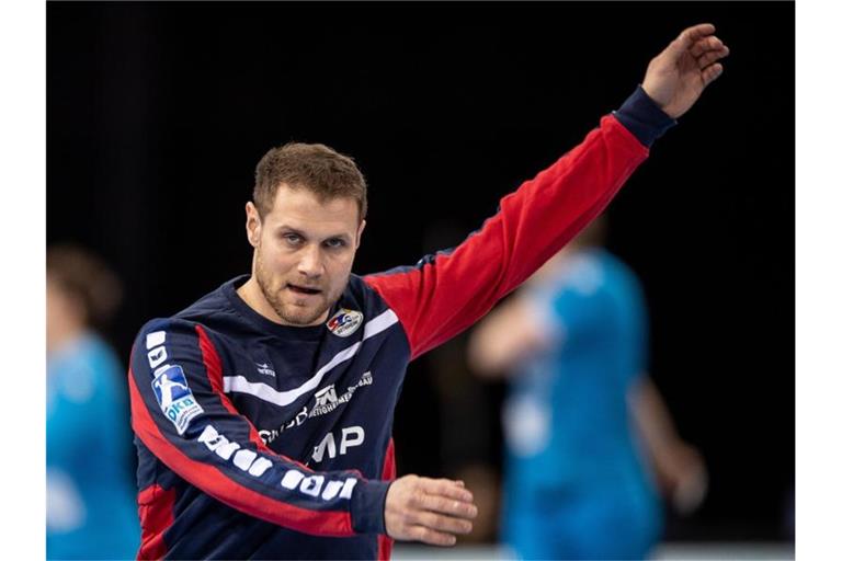 Ex-Handball-Weltmeister und Rückraumspieler der SG BBM Bietigheim Michael Kraus. Foto: Fabian Sommer/Archivbild