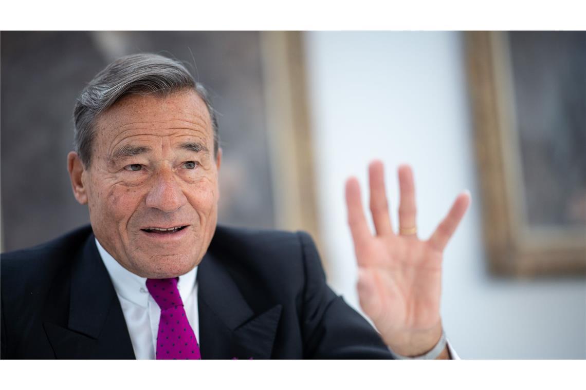 Ex-Trigema-Boss Wolfgang Grupp tritt 2026 im Neuen Kunstmuseum Tübingen auf – in einer Gesprächsreihe des Linken-Politikers Gregor Gysi.