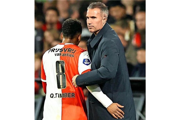 Ex-Weltklasse-Stürmer Robin van Persie coacht Feyenoord.