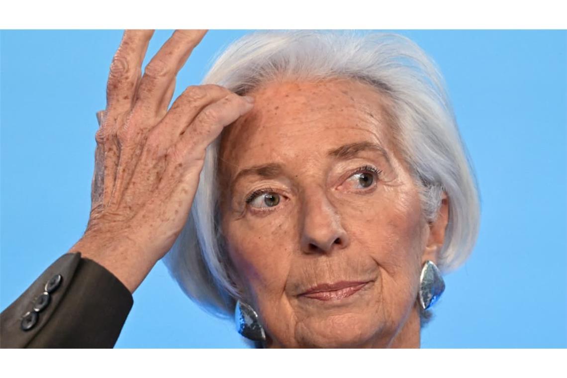 EZB-Präsidentin Christine Lagarde verlässt die Notenbank vorzeitig. (Archivbild)
