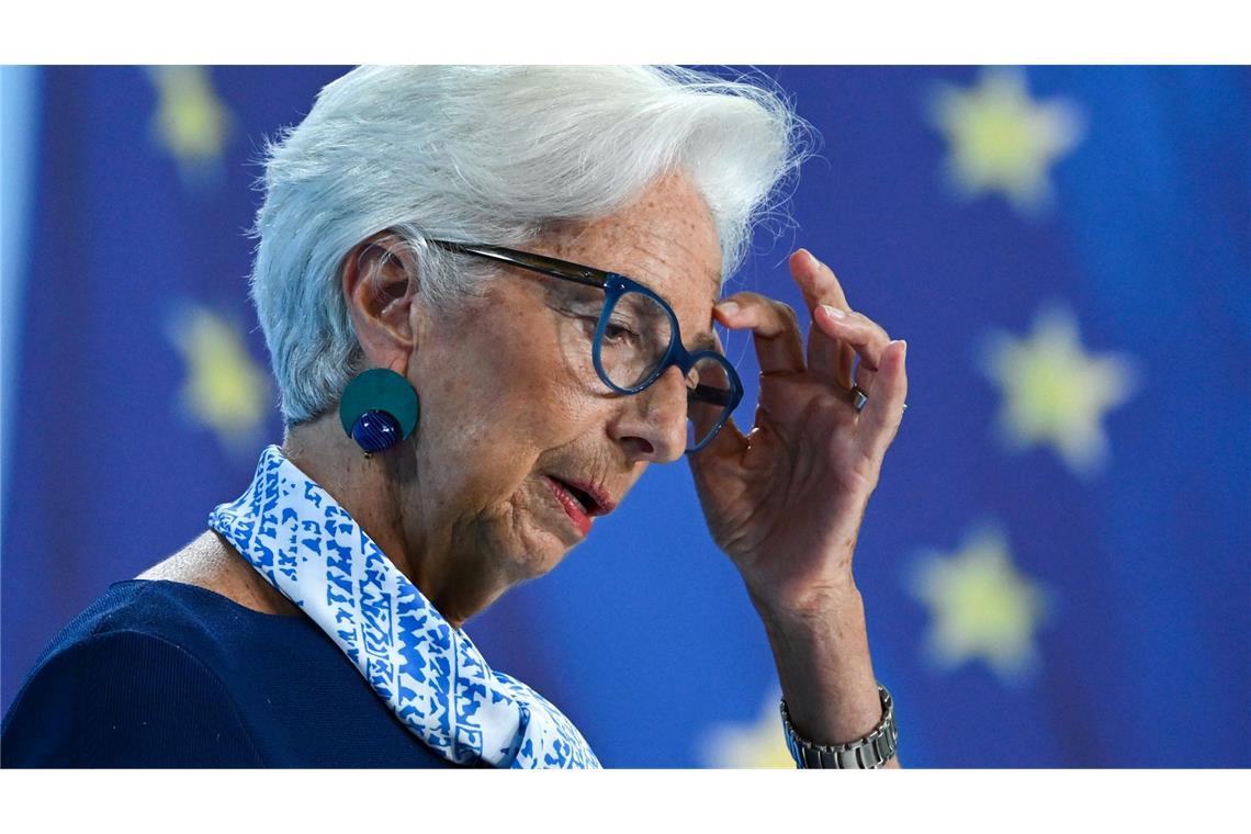 EZB-Präsidentin Lagarde: Wie geht die Notenbank mit der Frankreich-Krise um? (Archivbild)