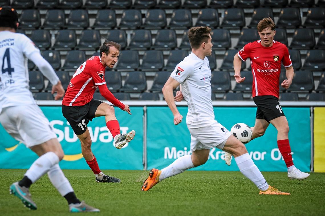 Spätes Siegtor: SG Sonnenhof Großaspach rückt näher an die Stuttgarter Kickers ran