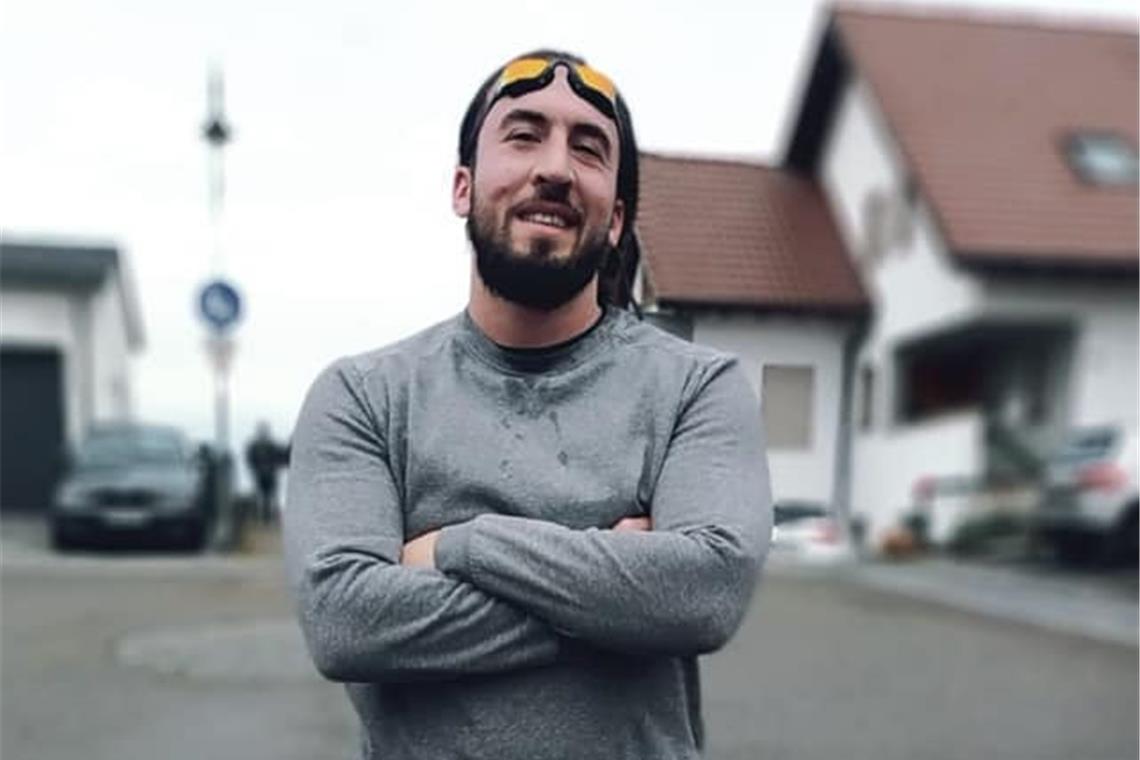Der eigene Garten,
’s Äpple und
der ganze Erdball Fabio Taccogna von den TSG-Wasserballern.