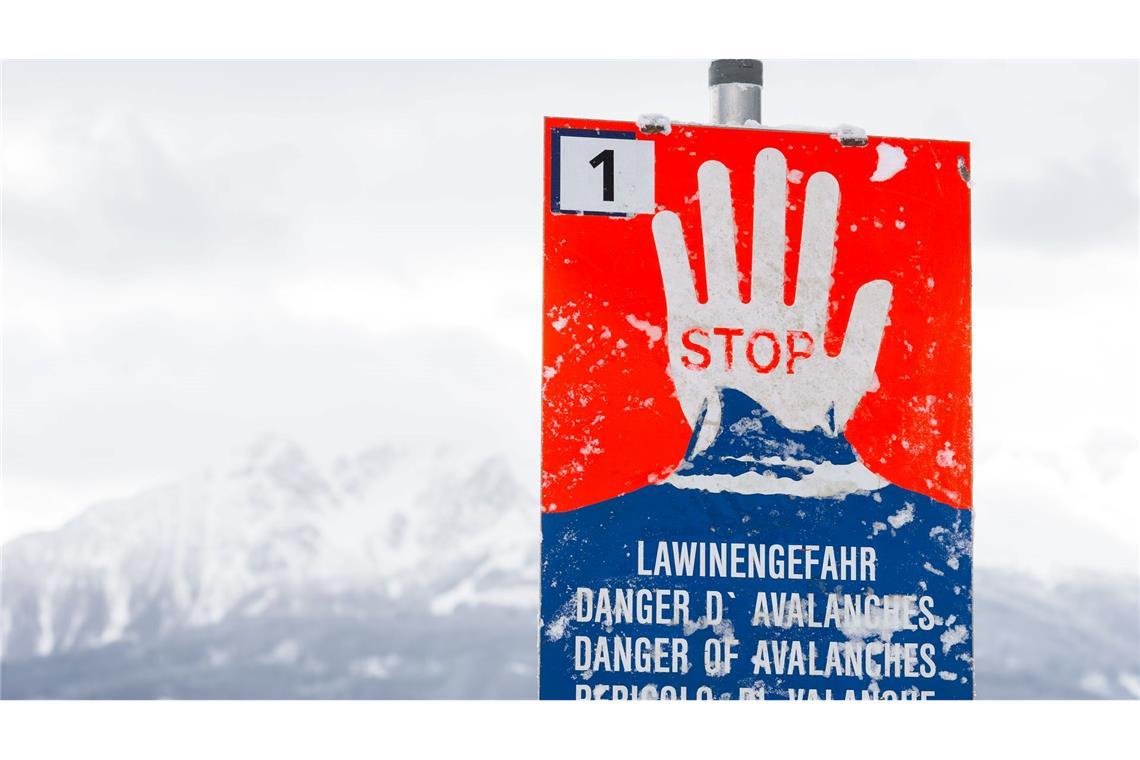 Fachleute warnen vor großen Lawinen. (Archivbild)