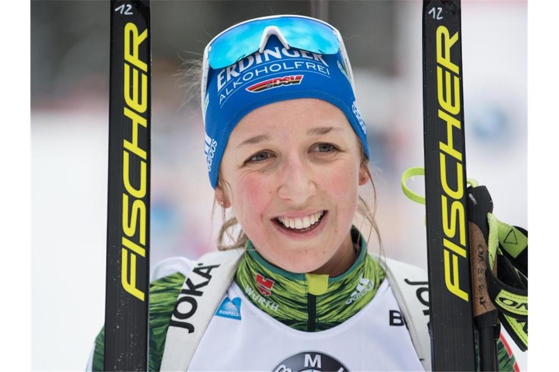 Preuß fällt erkrankt für Biathlon-Weltcup in Antholz aus Fällt für den Weltcup in Antholz: Franziska Preuß. Foto: Sven Hoppe