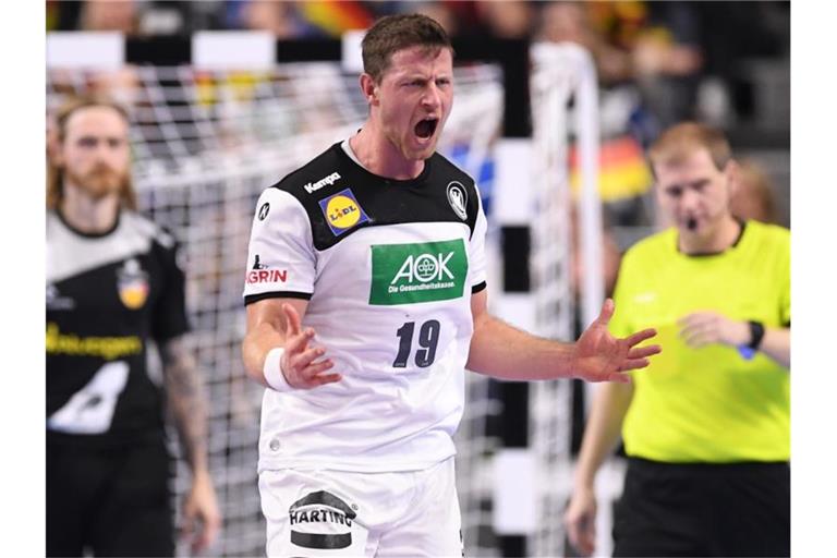 Fällt für die Handball-EM aus: Martin Strobel. Foto: Marius Becker/dpa