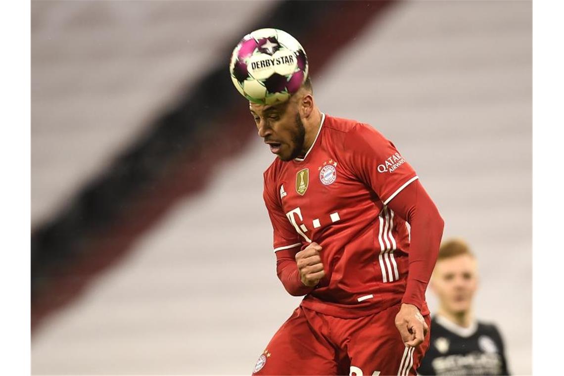 Fällt mit einer Muskelverletzung langfristig aus: Bayerns Corentin Tolisso. Foto: Andreas Schaad/AP-Pool/dpa