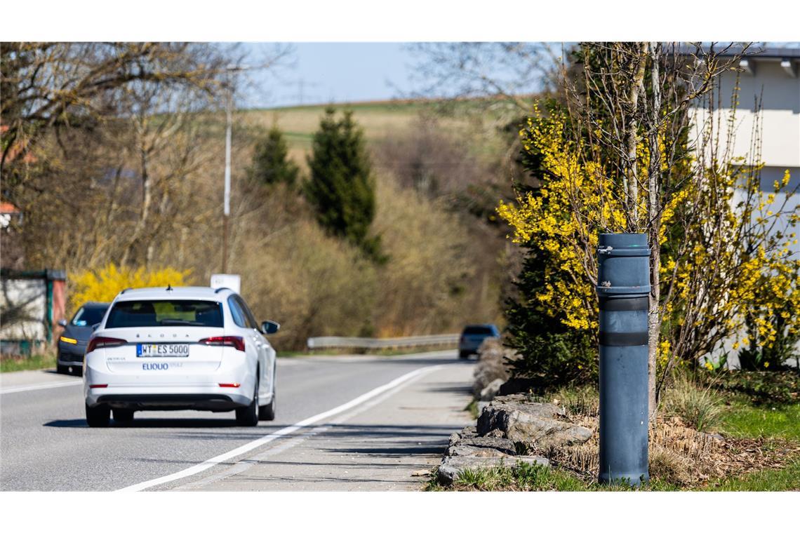 Falsches Blitzgerät in Blumberg-Kommingen.