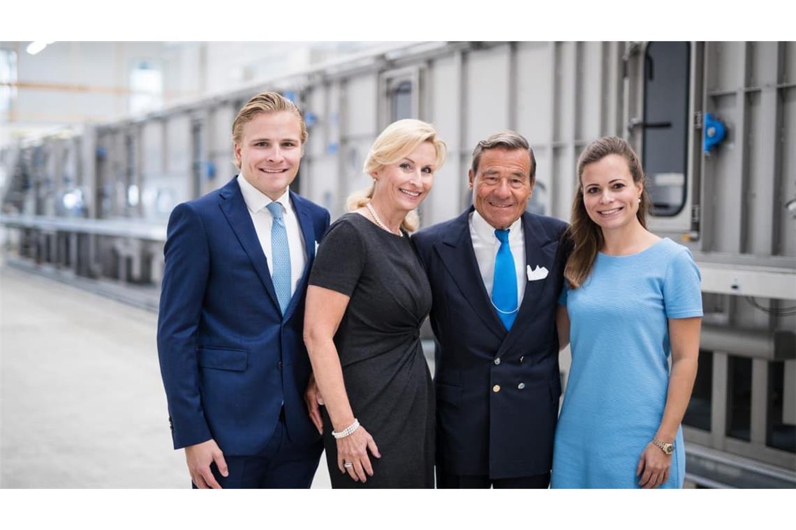 Familienfoto aus dem Oktober 2019 (v.l.): Wolfgang Grupp jr., Elisabeth Grupp, Wolfgang Grupp und Bonita Grupp.