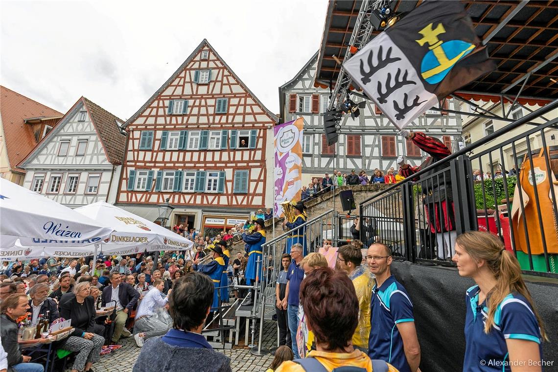 Fassanstich Maximlian Friedrich // Freitag // 50. Backnanger Straßenfest