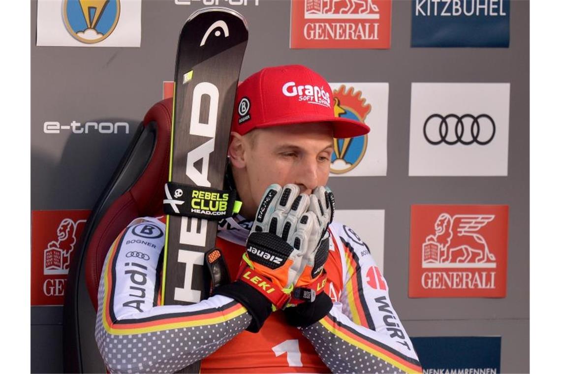 Chronologie des Sports im Jahr 2019 Fassungslos: Josef Ferstl gewann als erster Deutscher den Super-G in Kitzbühel. Foto: Herbert Neubauer/APA/dpa