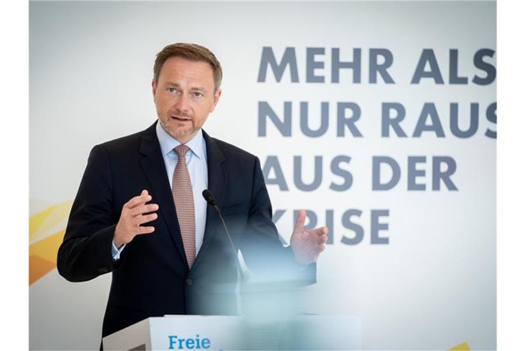 FDP-Chef Christian Lindner geht als Spitzenkandidat seiner Partei in den Bundestagswahlkanmpf. Foto: Kay Nietfeld/dpa