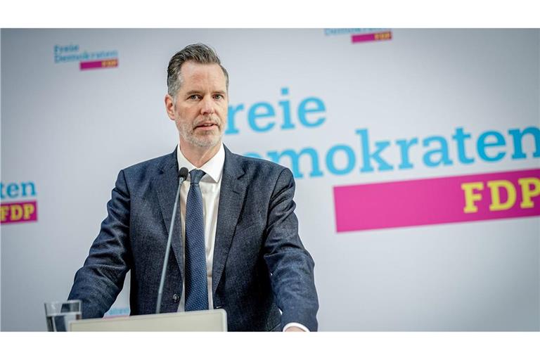 FDP-Chef Dürr muss schon die zweite Wahlniederlage seiner Partei in diesem Jahr verkraften. (Archivbild)