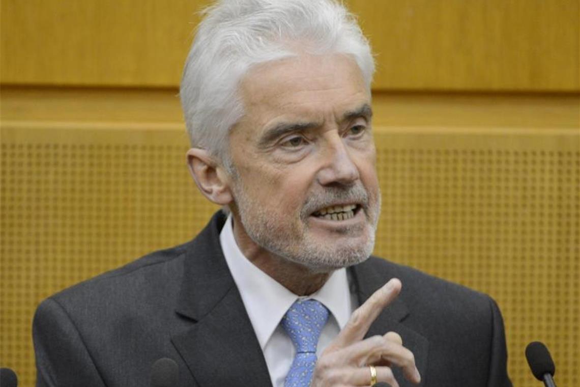 AfD und FDP beklagen Gängelung von Waffenbesitzern FDP-Politiker Ulrich Goll. Foto: Franziska Kraufmann/dpa/Archivbild