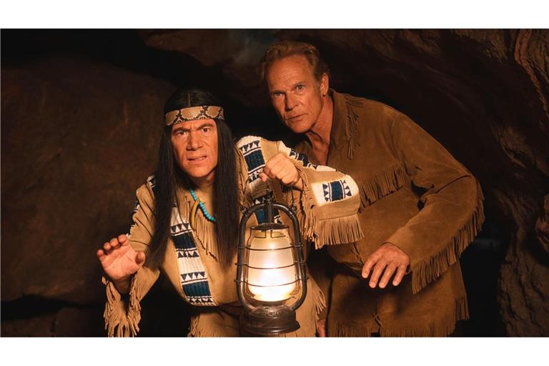 Feiern Silberne Blutsbrüderschaft mit einem neuen Abenteuer: Abahachi (Michael Bully Herbig) und Ranger (Christian Tramitz)