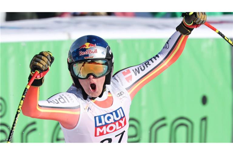 Feiert ihren ersten Podestplatz im Weltcup: Emma Aicher.