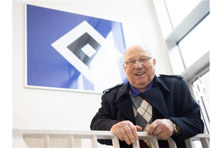 Feiert seinen 85. Geburtstag: HSV-Legende Uwe Seeler. Foto: Christian Charisius/dpa