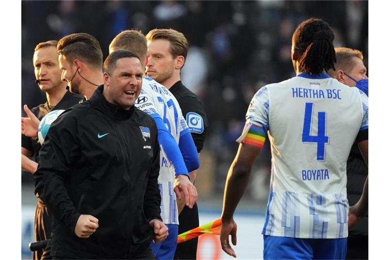 Feierte eine erfolgreiche Premiere bei Hertha: Mark Fotheringham (l). Foto: Soeren Stache/dpa-Zentralbild/dpa