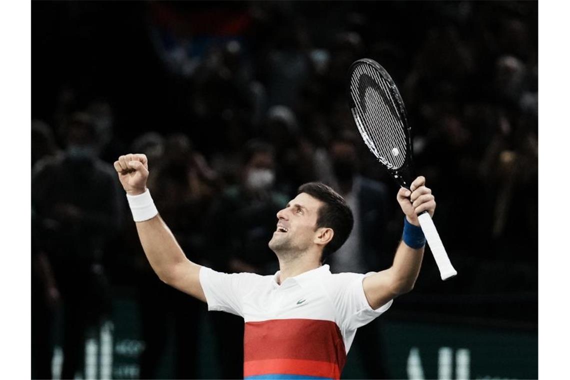 Feierte seinen 37. Titel auf der ATP-Tour: Tennis-Star Novak Djokovic. Foto: Thibault Camus/AP/dpa