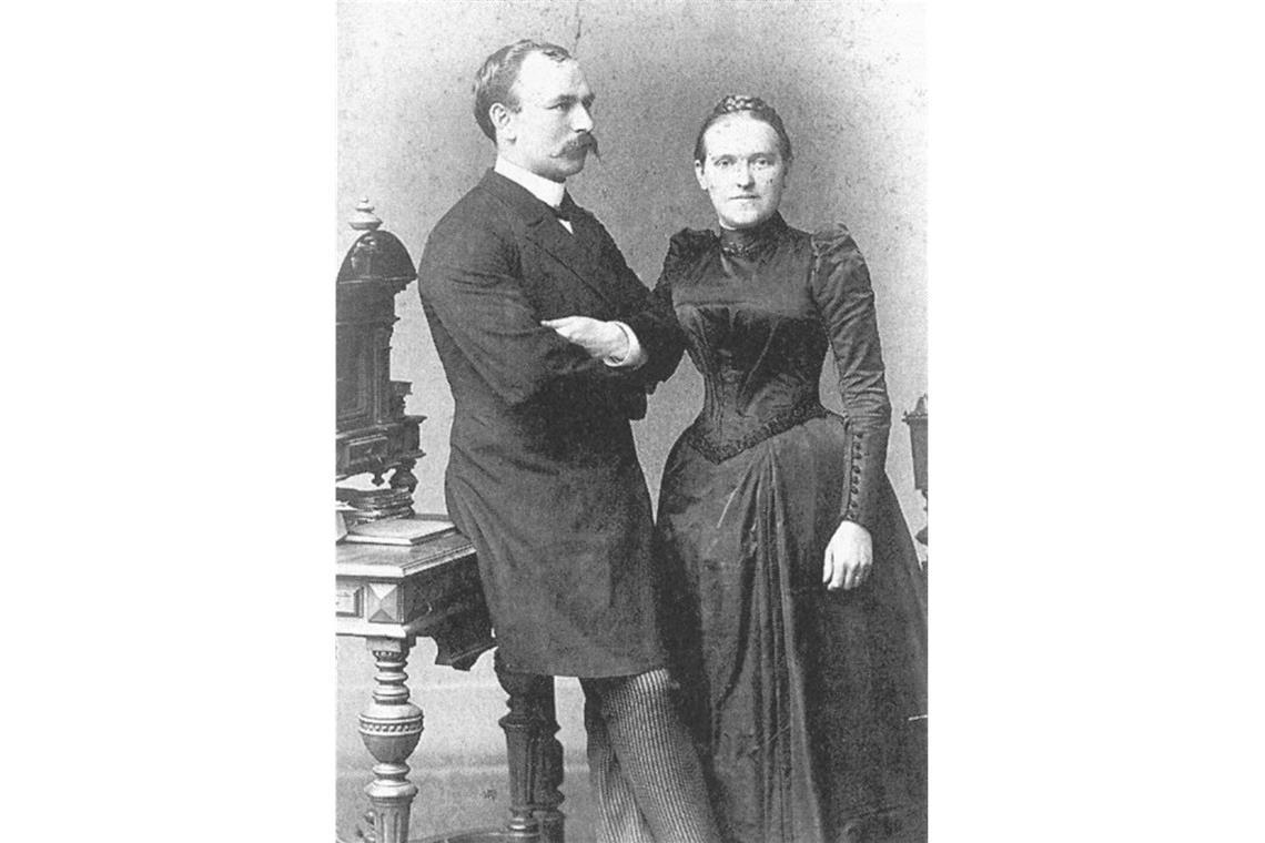 Felicitas Zeller 1891 bei ihrer Hochzeit mit dem Arzt Heinrich Zeller. Foto: Stadtarchiv