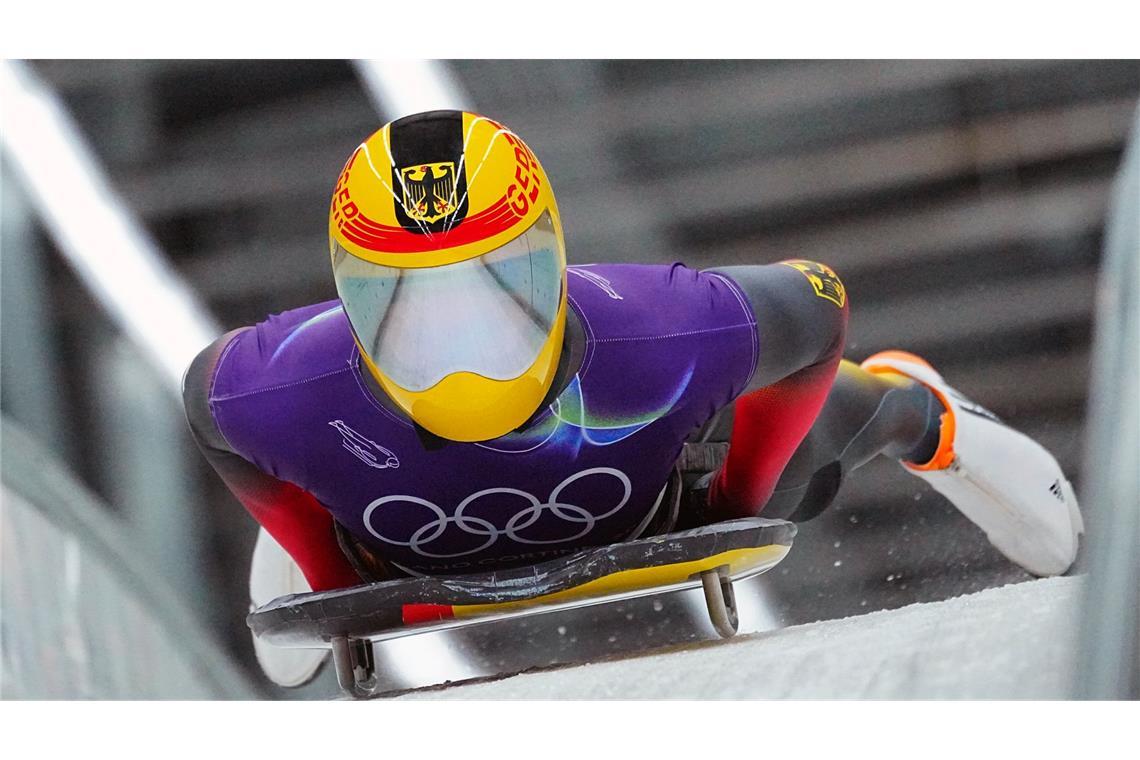 Felix Keisinger in Aktion bei den Olympischen Winterspielen Mailand Cortina 2026.