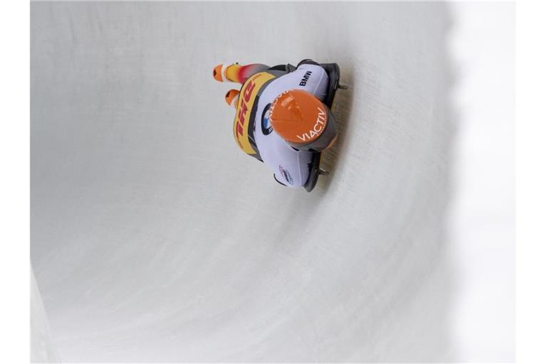 Felix Keisinger verpasste in St. Moritz knapp den Sieg. Foto: Urs Flueeler/KEYSTONE/dpa