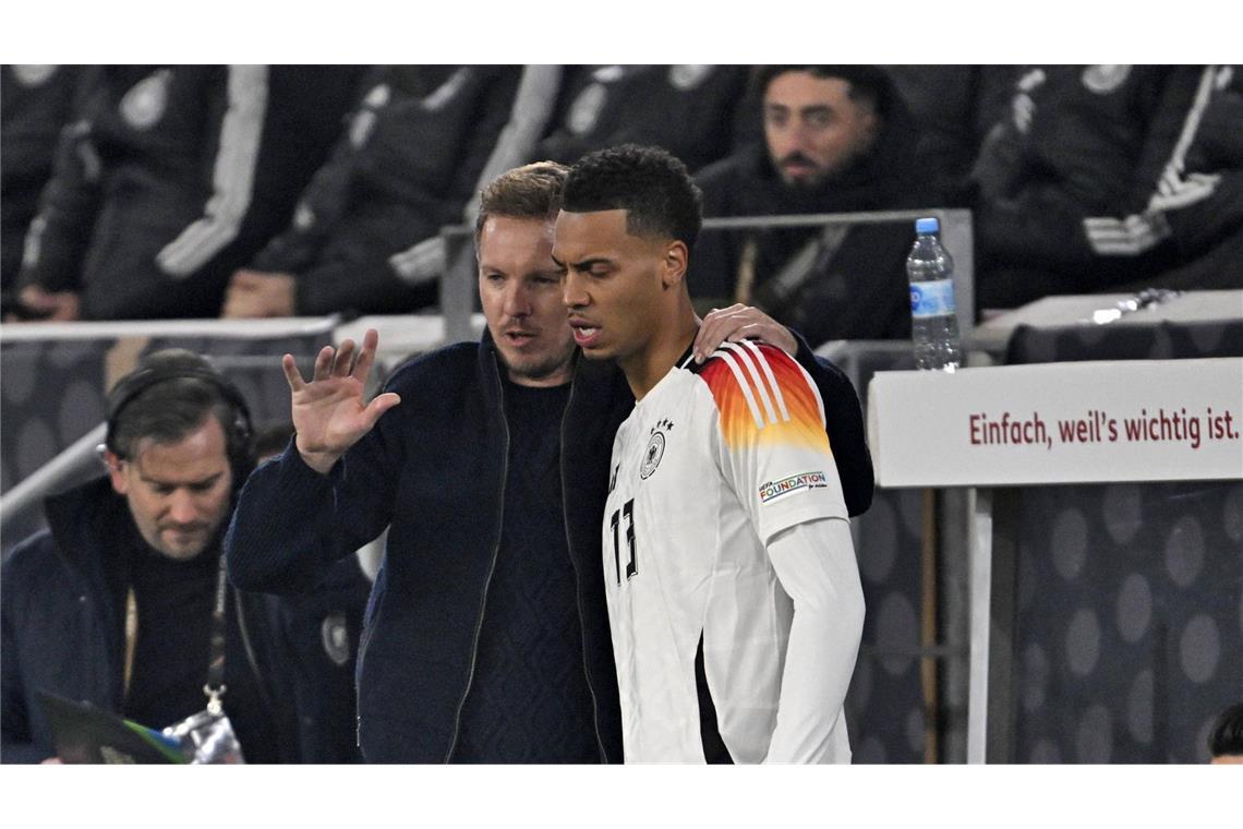 Felix Nmecha (Note 3,5): Der BVB-Profi kam zu Beginn der zweiten Hälfte für Leon Goretzka in die Partie – und brachte immerhin ein bisschen Ordnung und Stabilität ins deutsche Spiel.