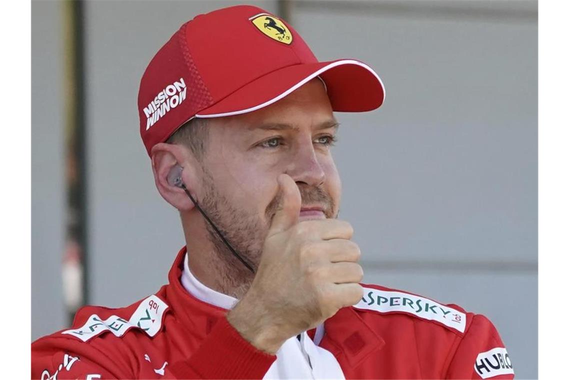 Ferrari-Star Sebastian Vettel hofft auf ein starkes Rennen in Mexiko. Foto: Toru Hanai/AP/dpa