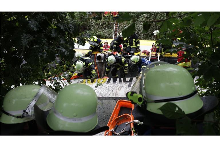 Feuerwehr, Rettungsdienste, THW und Polizei arbeiten in Riedlingen eng zusammen.