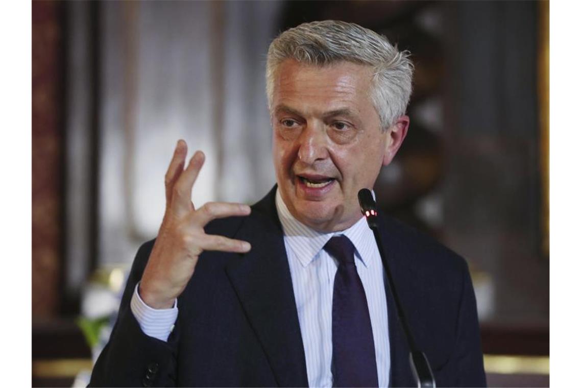 Verstöße gegen Flüchtlingskonvention - UNHCR-Chef alarmiert Filippo Grandi ruft zahlreiche Länder auf, die Prinzipien der Flüchtlingskonvention zu verteidigen. Foto: Fernando Vergara/AP/dpa