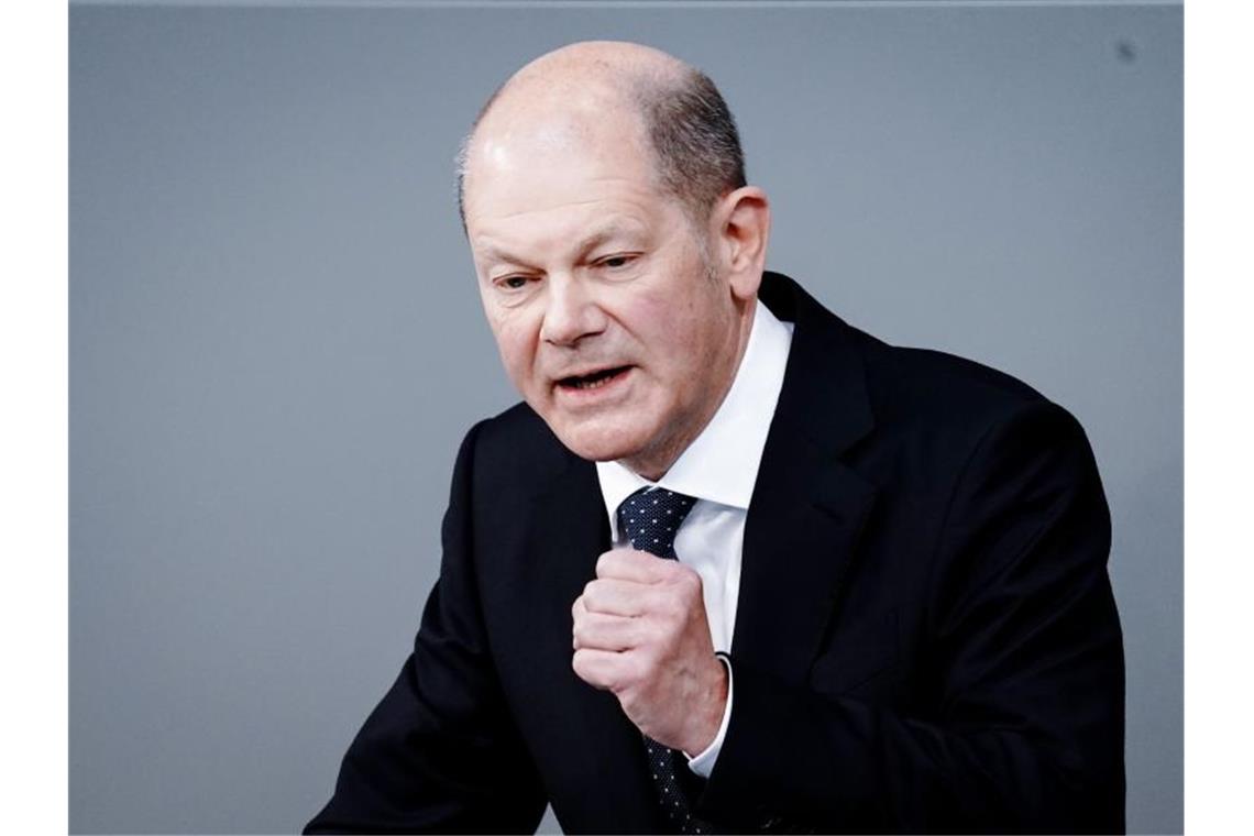 Wirecard: Scholz sieht keine Verantwortung der Regierung Finanzminister Olaf Scholz muss dem U-Ausschuss zum Wirecard-Skandal Rede und Antwort stehen. Foto: Kay Nietfeld/dpa