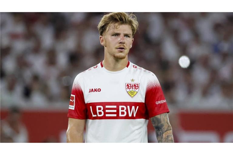 Finn Jeltsch im Heimspiel gegen den 1. FC Köln