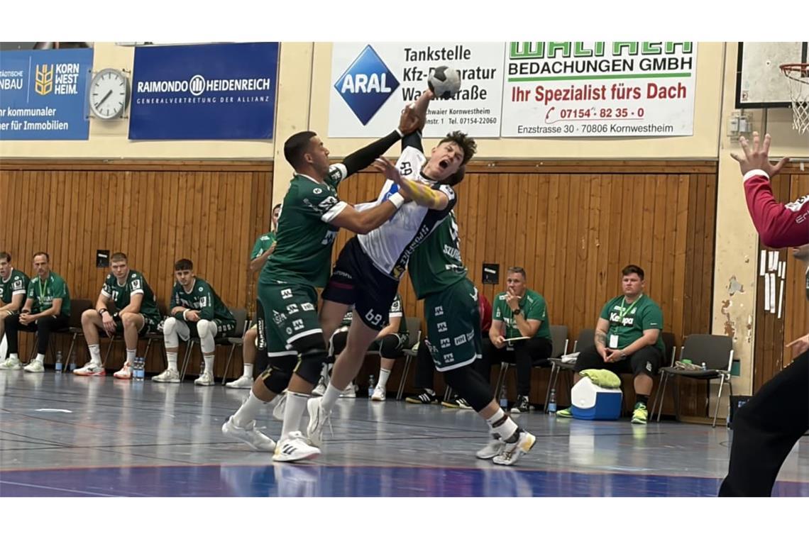 Finn Joneleit steuert fünf Treffer zum dritten Heimspielsieg in Serie für den SV Kornwestheim bei.