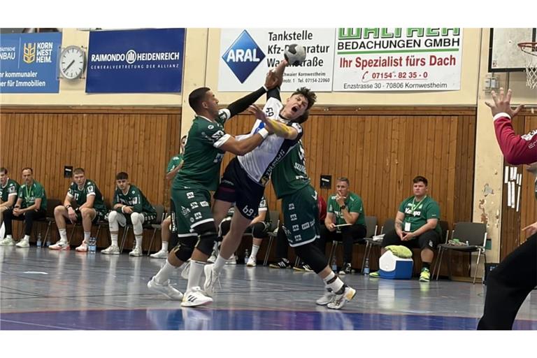 Finn Joneleit steuert fünf Treffer zum dritten Heimspielsieg in Serie für den SV Kornwestheim bei.