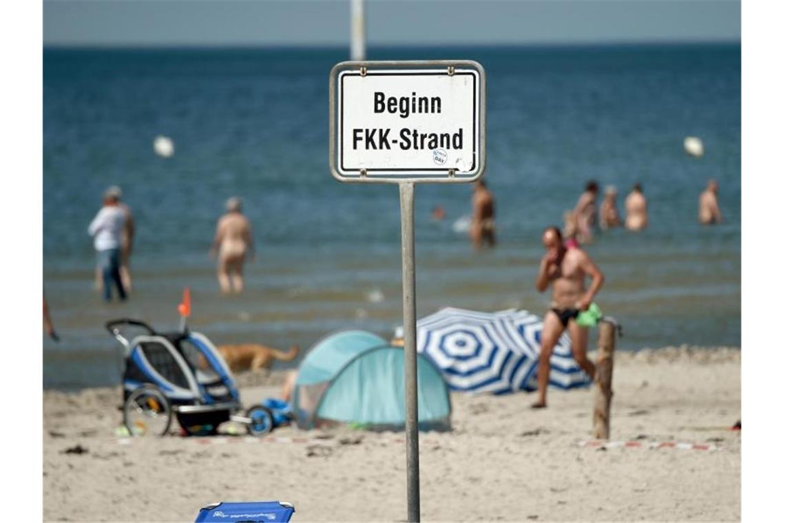 FKK-Strand in St. Peter-Ording: Nach Expertenmeinung droht FKK in der Bedeutungslosigkeit zu versinken. Foto: Carsten Rehder