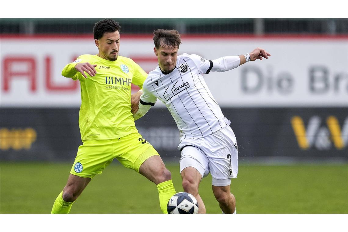 Flamur Berisha und die Kickers hoffen auf Punkte in Trier.