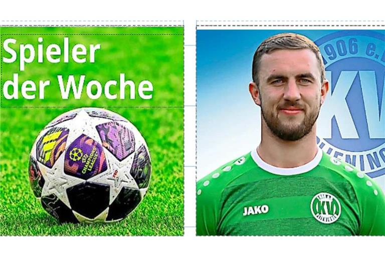 Florian Horn vom KV Plieningen ist der Spieler der Woche.