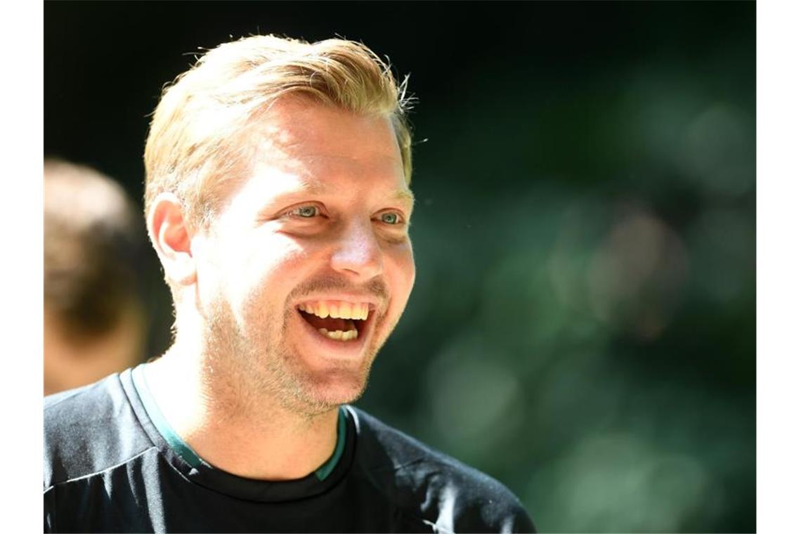 Florian Kohfeldt hat seinen Vertrag als Trainer des SV Werder Bremen verlängert. Foto: Carmen Jaspersen
