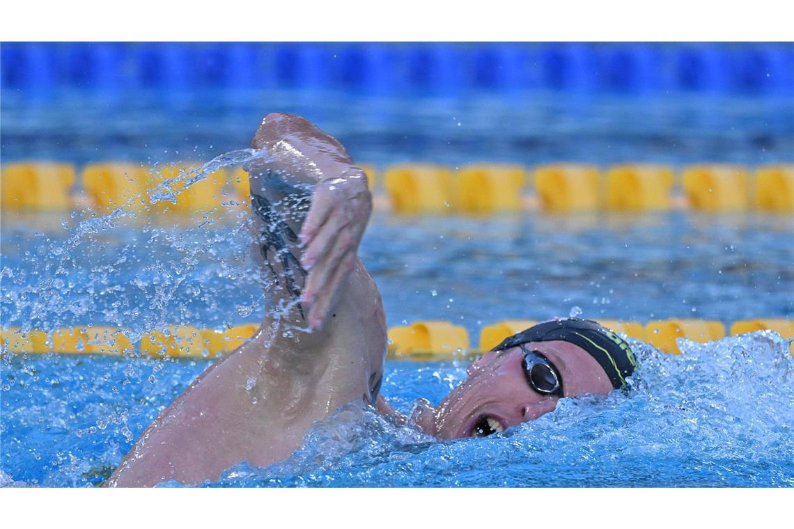 Florian Wellbrock schwimmt zu Gold im Freiwasser Florian Wellbrock setzte sich vor Gregorio Paltrinieri aus Italien durch. (Archivfoto)