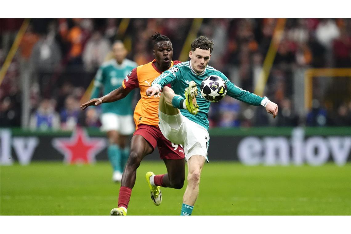 Florian Wirtz stand für Liverpool in der Anfangself gegen Galatasaray.