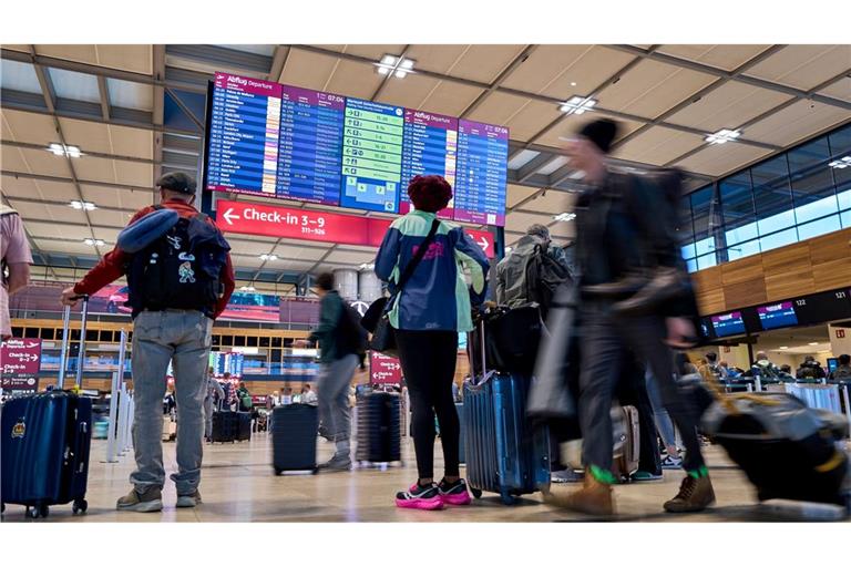 Flugreisende am BER sollten viel Geduld mitbringen. (Archivbild)