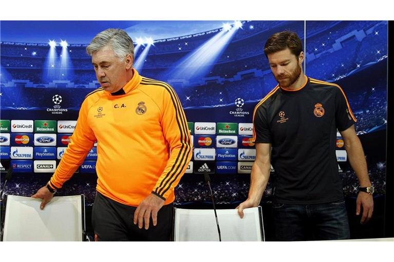 Folgt Xabi Alonso (r) auf Carlo Ancelotti bei Real Madrid?