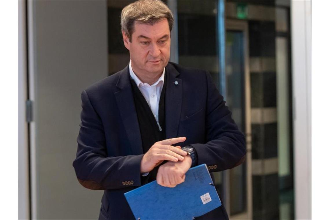 CDU-Führungsfrage: AKK beim Zeitplan unter Druck Fordert Klarstellungen in „absehbarer Zeit“: CSU-Chef Markus Söder. Foto: Peter Kneffel/dpa