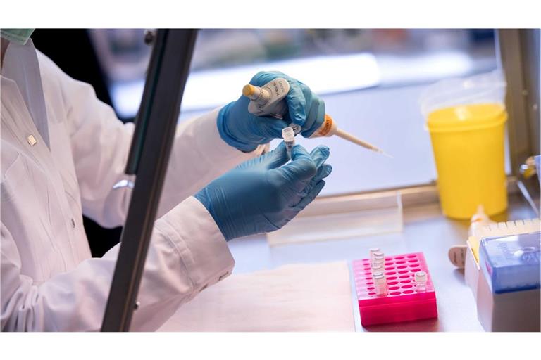 Forscher in einem DNA-Labor: die regionale Herkunft von Täter durch biogeografische Analysen klären.