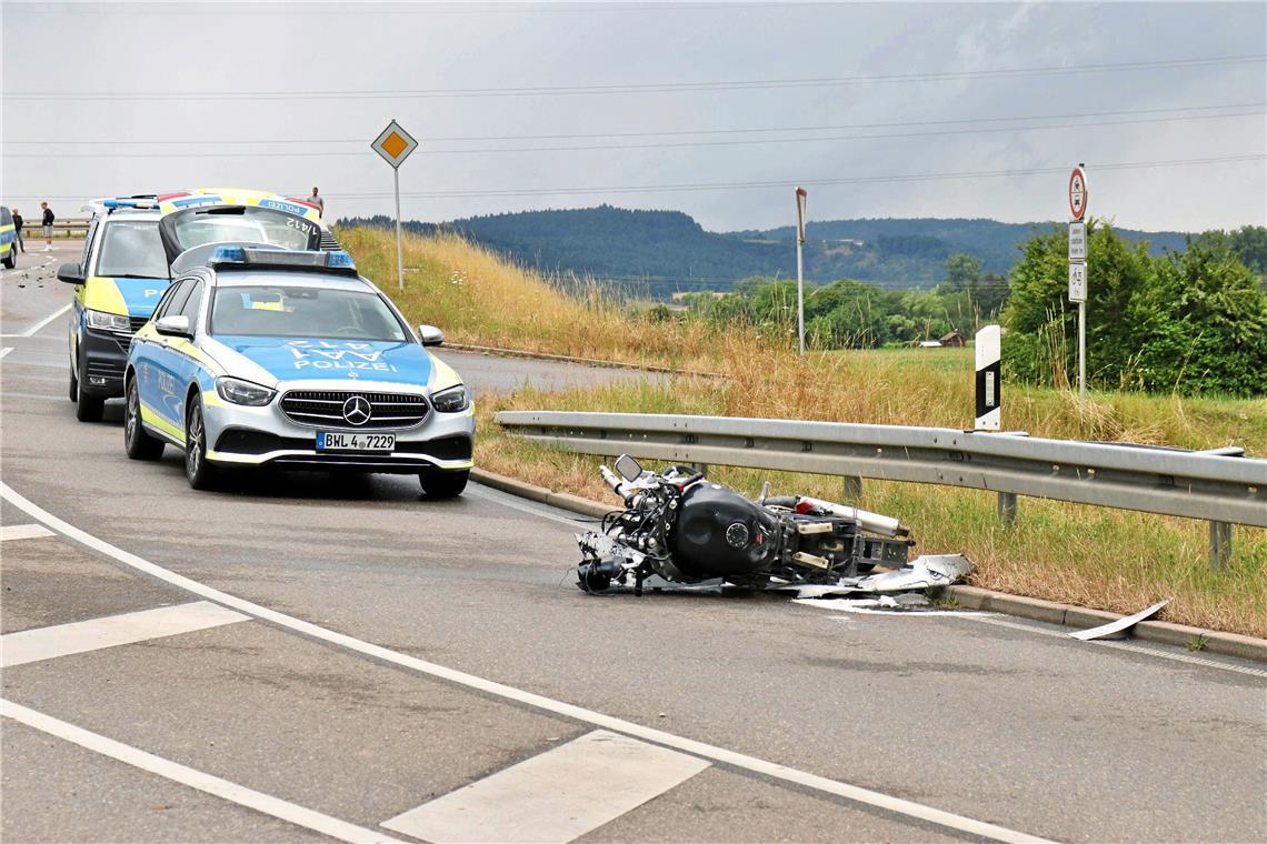 Kuriose Unfallflucht in Urbach Foto: 7aktuell.de/Kevin Lermer