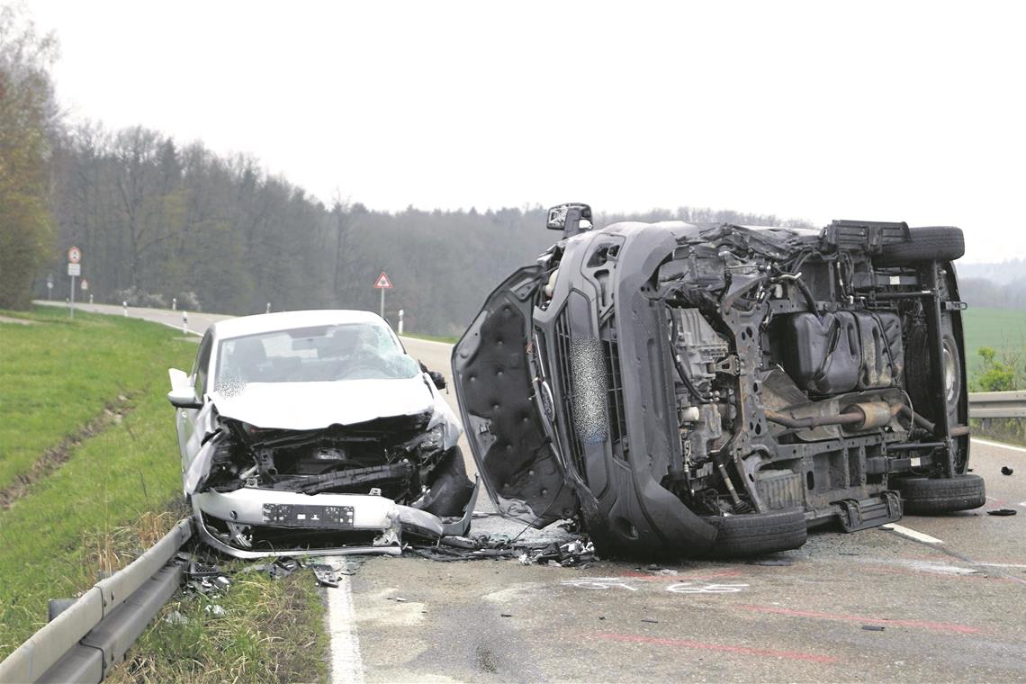 Auf Gegenfahrbahn gekommen 