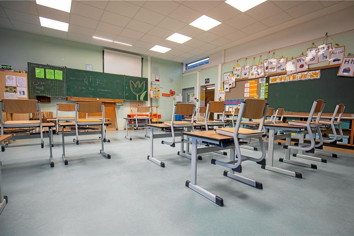 Klassenzimmer bleiben leer Foto: A. Becher